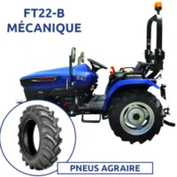 TRACTEUR FT22-B - MECA - PNEU AGRAIRE - FARMTRAC