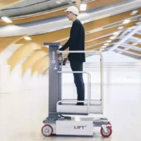 Nacelle élévatrice semi-électrique - Hauteur de travail 4m95