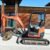 Mini pelle Kubota U27-4 2016 sur chantier