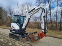 mini pelle bobcat e34 3 48 tonnes vue laterale