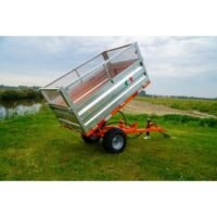 boxer ht12 remorque basculante hydraulique cotes rabattables galvanises