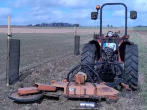 detail gyrobroyeur van wamel f220 largeur de travail 2 2m