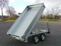 vue laterale remorque benne bw ridelles aluminium