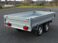 bw benne 2 50 x 1 50 double essieu porte echelles